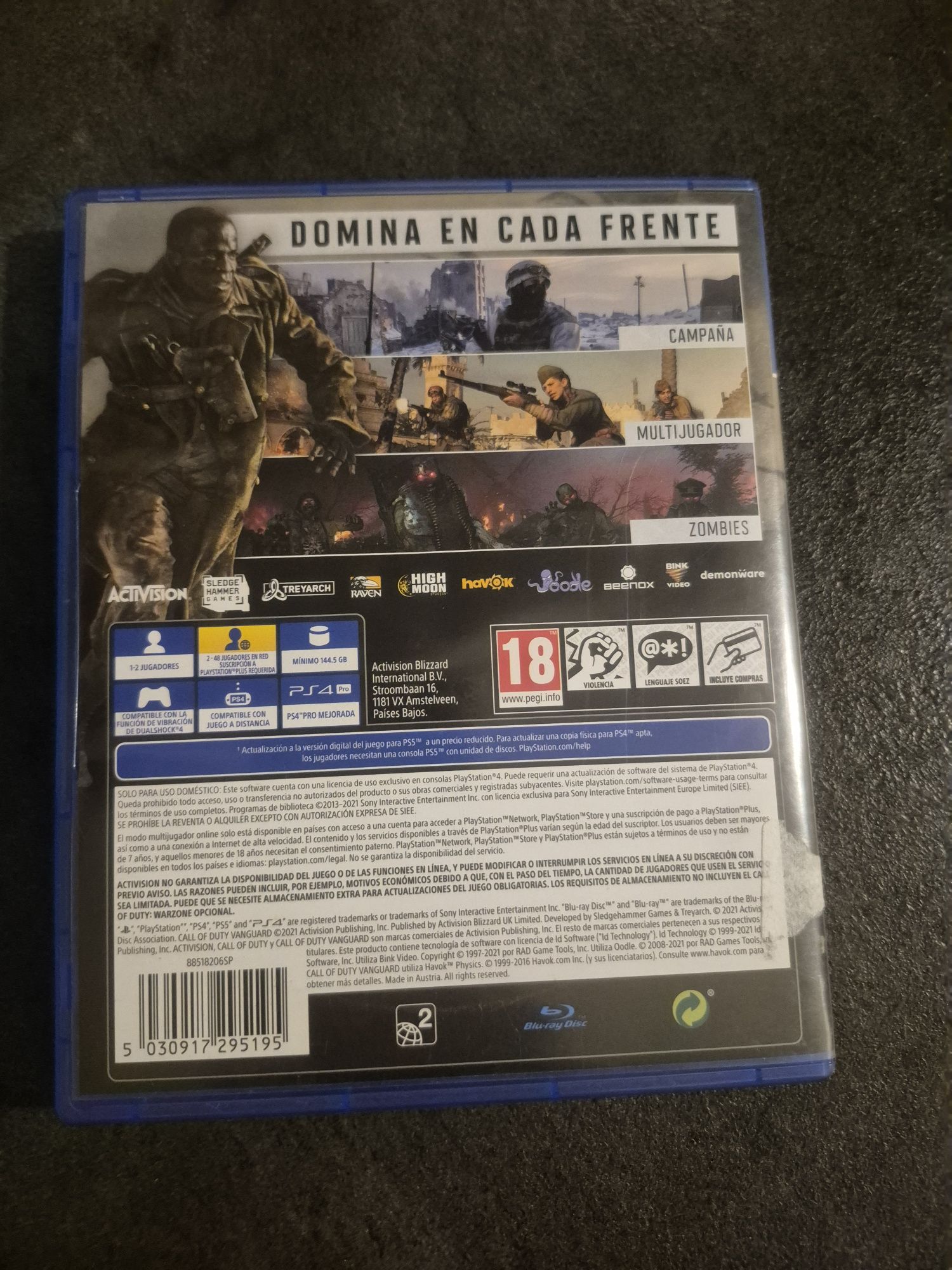 Call of Duty Vanguard na PS4, dubbing PL