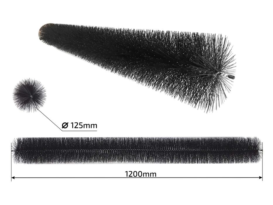 Szczotka siatka kolce ochrona do rynien i odpływów liniowych .