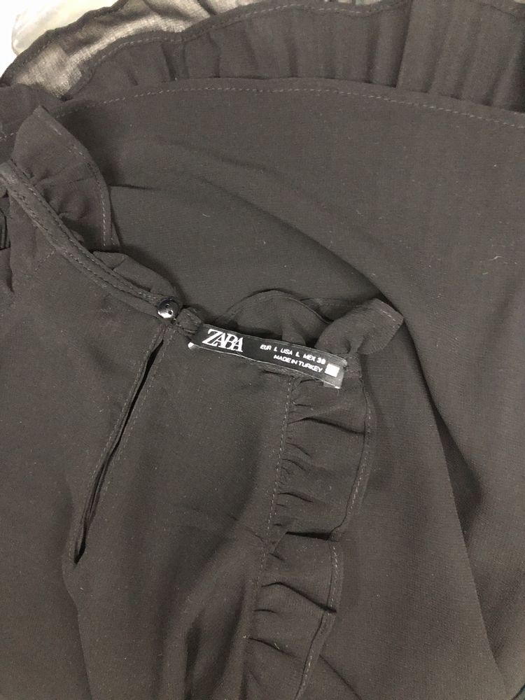 Блуза топ з рюшами Zara р.L