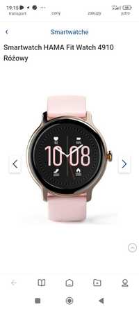 Smartwatch HAMA Fit Watch4910 różowy