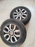 Jantes 17 5x120 vw amarok c/ 4 pneus nokian outpost at 245/65/17