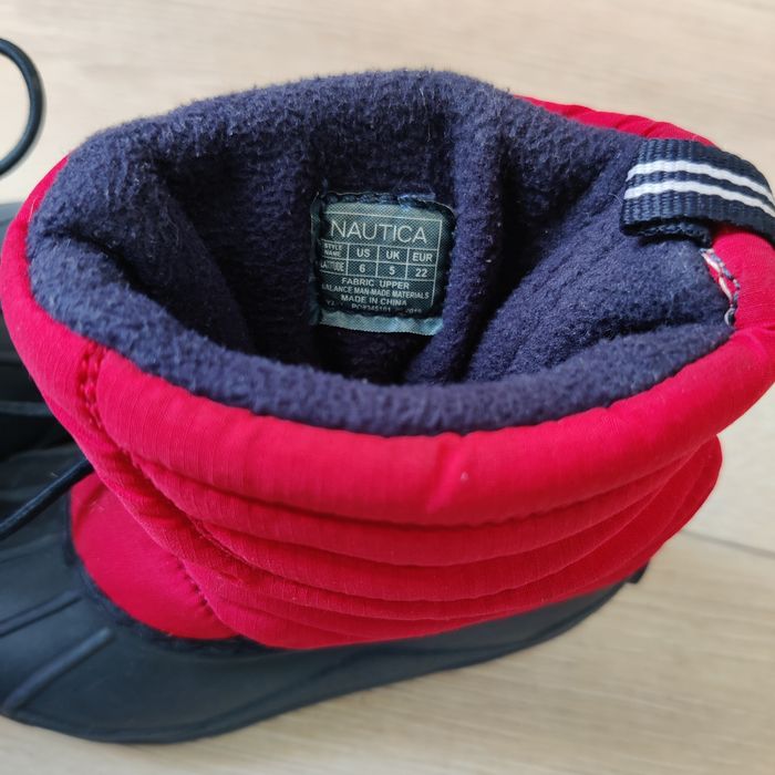 Buty zimowe rozm. 22 15 cm śniegowce ocieplane NAUTICA