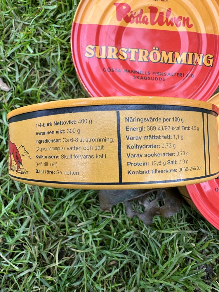Сюрстромінг сюрстремінг рода ульвен surstromming