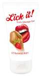 Лубрикант Lick it зі смаком полуниці, вишні, шоколаду