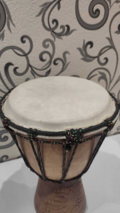 Джембе ручної роботи 8" дерево шкіра ударна установка ударная
