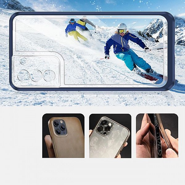 Clear 3in1 etui do Samsung Galaxy S21+ 5G (S21 Plus 5G) żelowy pokrowi