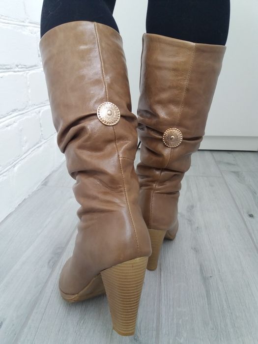 Сапоги зимние из натуральной кожи