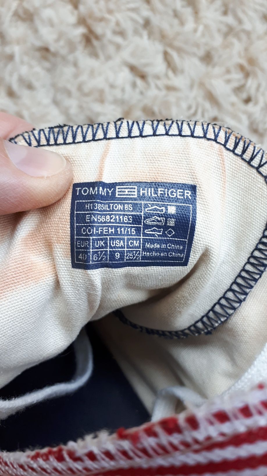 Кеды Tommy Hilfiger унисекс