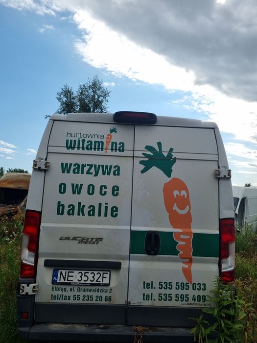 Drzwi tylne tył Ducato Boxer Jumper po2016r