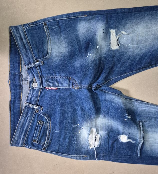 DSQUARED 2 roz. 48 M pas 84 cm męskie jeansy premium made in italy