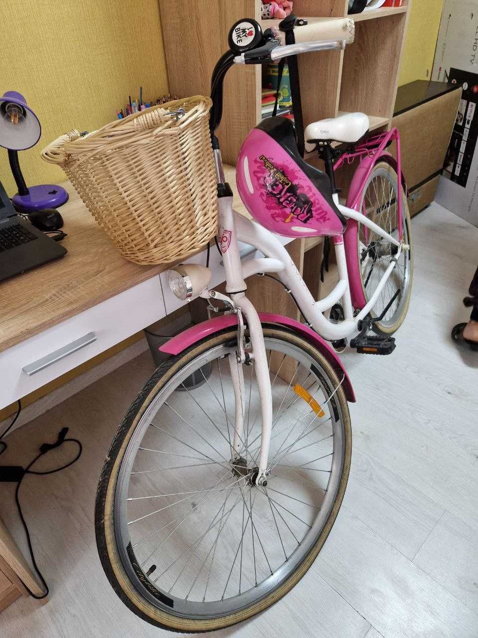 Велосипед Goetze Blueberry 28 3-п бело-розовый