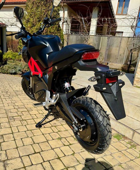 Електробайк Little Monster 2800W Spider Black 2 Чорний электромотоцикл