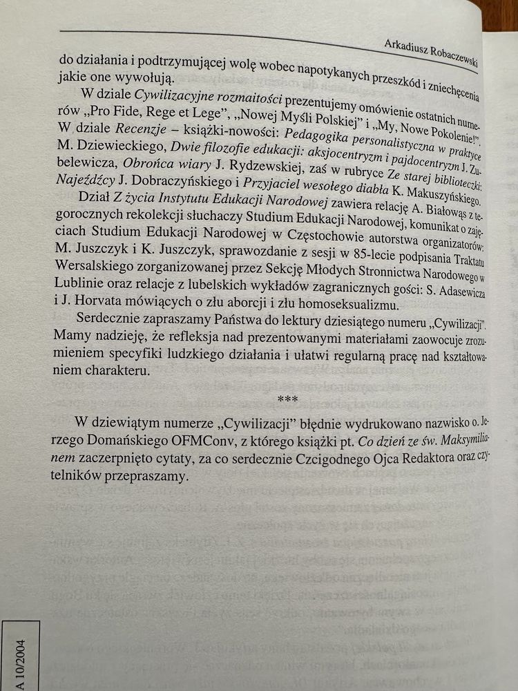 Cywilizacja czasopismo nr 10/2004