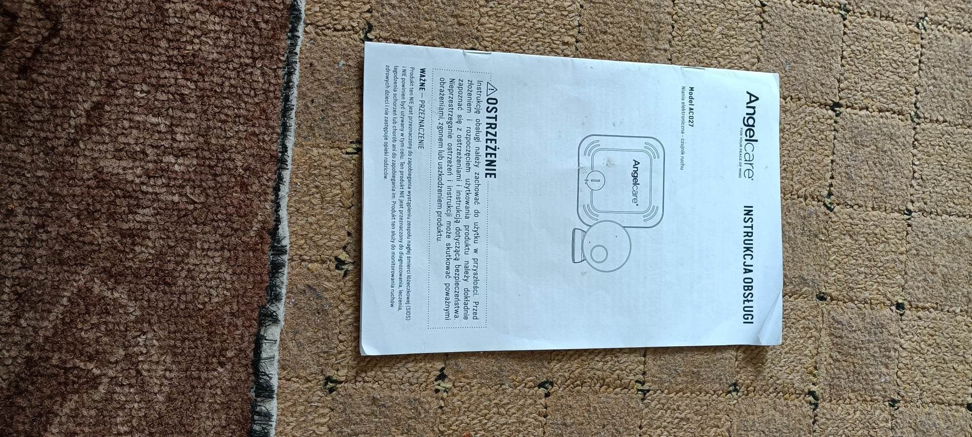 Elektroniczna niania, monitor oddechu