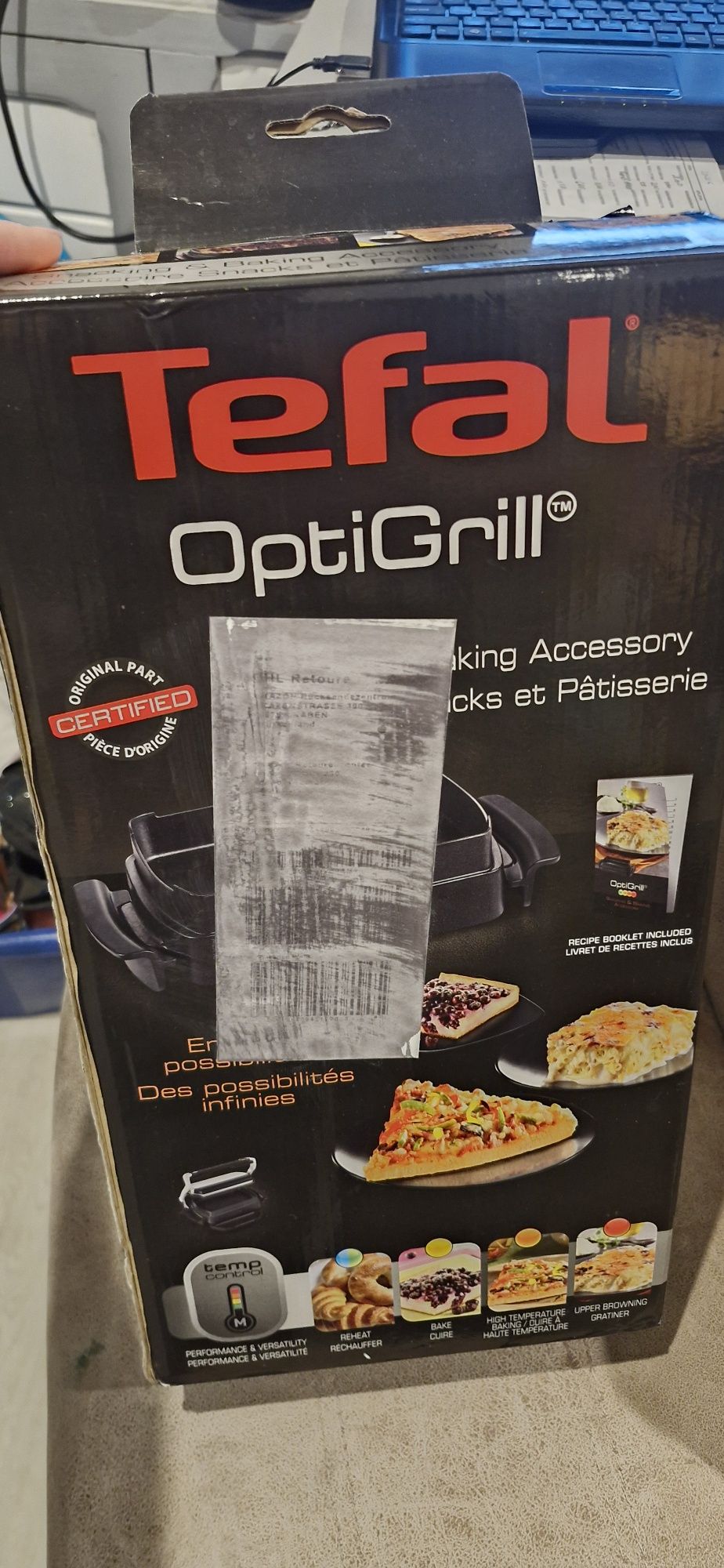 Płyta nakładka wymienna Tefal OptiGrill XA725870 do Smart Elite + Init
