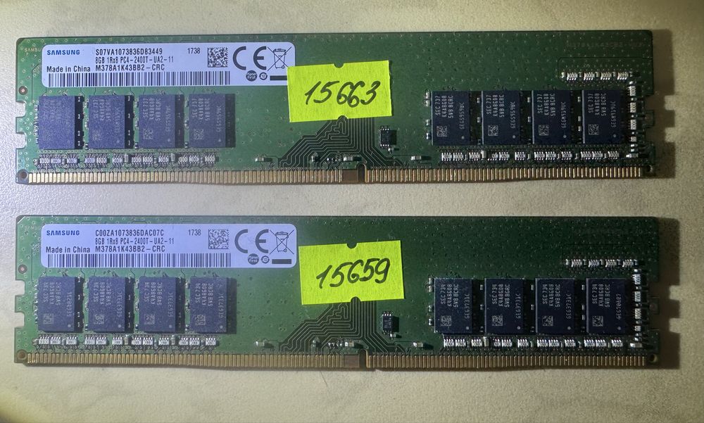 Оперативная память Samsung DDR4 16gb
