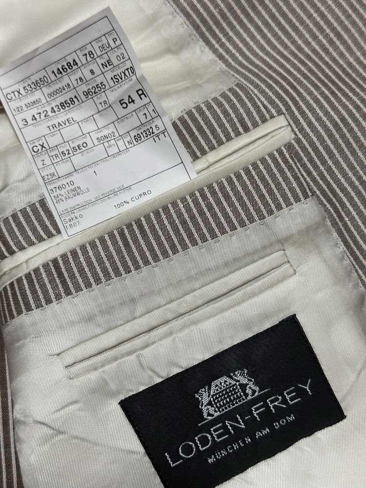 Лляний піджак Ermenegildo Zegna (оригінал, блейзер)