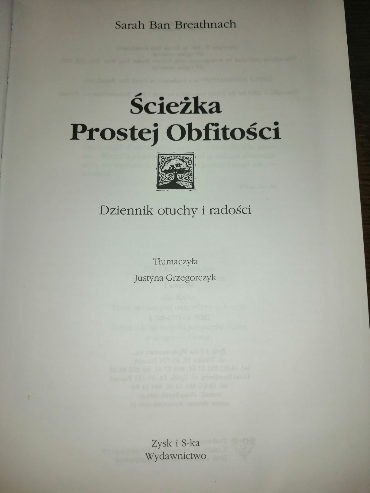 Ścieżka prostej obfitości - Dziennik otuchy i radości