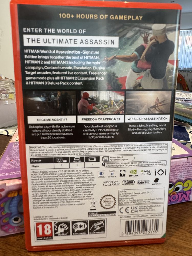 Jogo Nintendo Switch 2 Hitman World Of Assassination Signature Edition