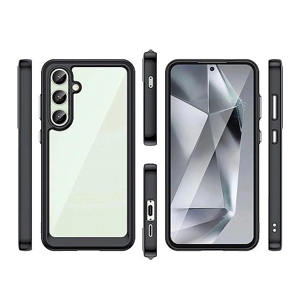 Etui silikonowe Outer Space Case z żelową ramką do Samsung Galaxy S24