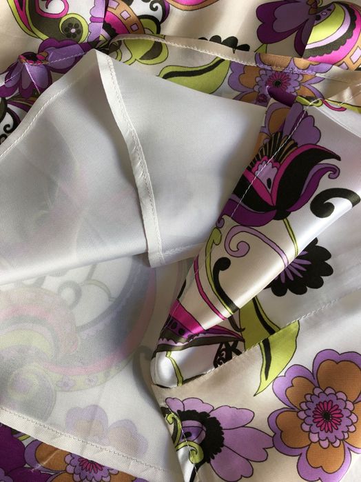 Saia branca com estampado floral | 38 | Lanidor