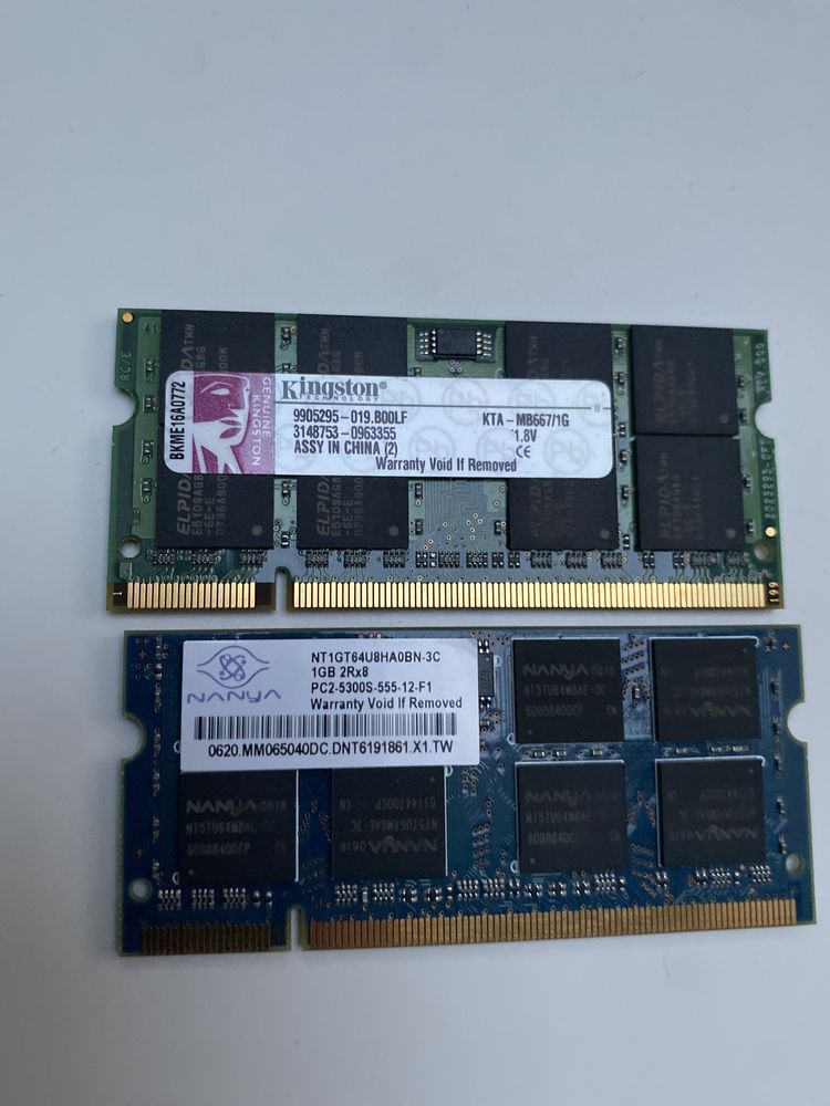 Pamięć DDR3 Kingston, Namya 1GB do laptopa