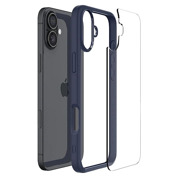 Spigen Ultra Hybrid MagSafe na iPhone 16 - niebieskie
