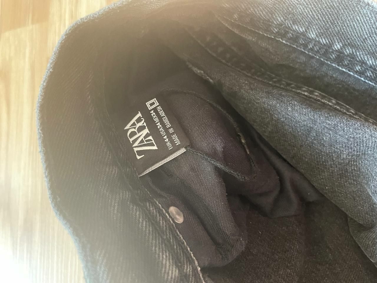 Шорты Zara мужские черные бермуда