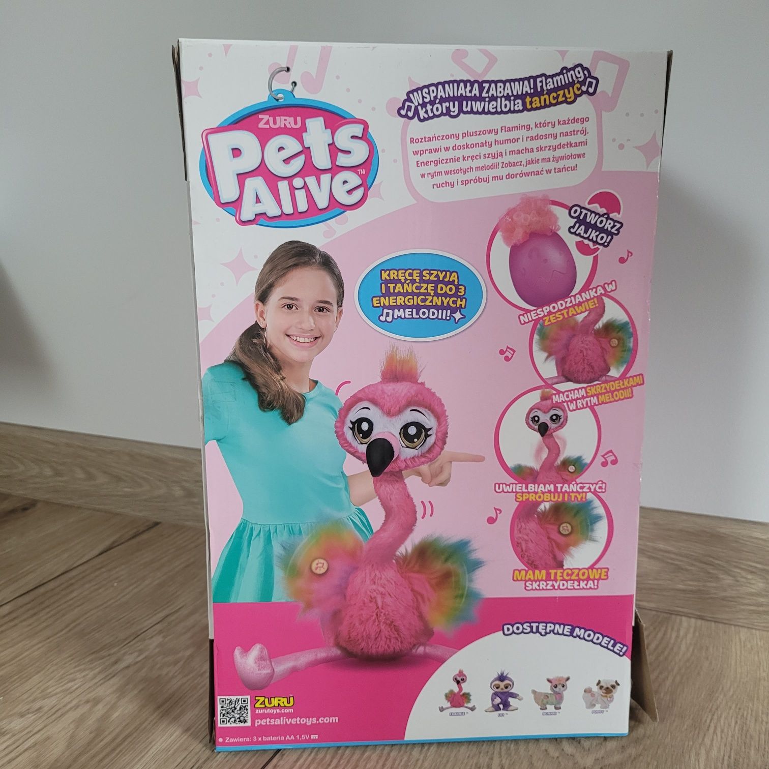 Zuru Pets Alive roztańczony flaming interaktywny  na prezent