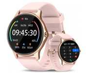 Smartwatch damski LW51 różowy polskie menu wodoodporny