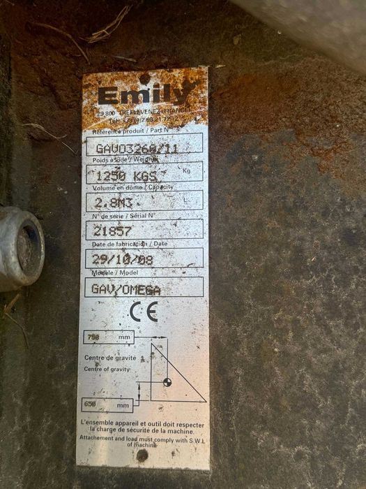 Paszowóz / Łyżka z frezem (firmy Emily)