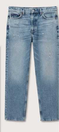 Джинси MANGO Jeans straight-fit rotos 44 размер