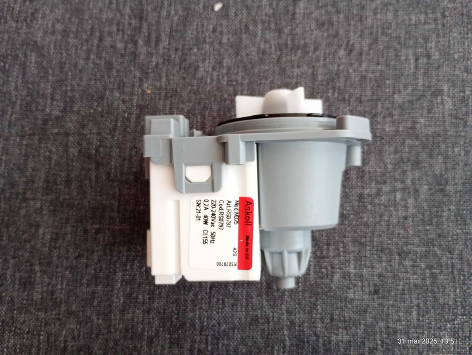 Pompa odpływowa do pralki uniwersalna