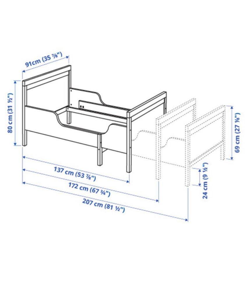 Cama Sundvik do ikea