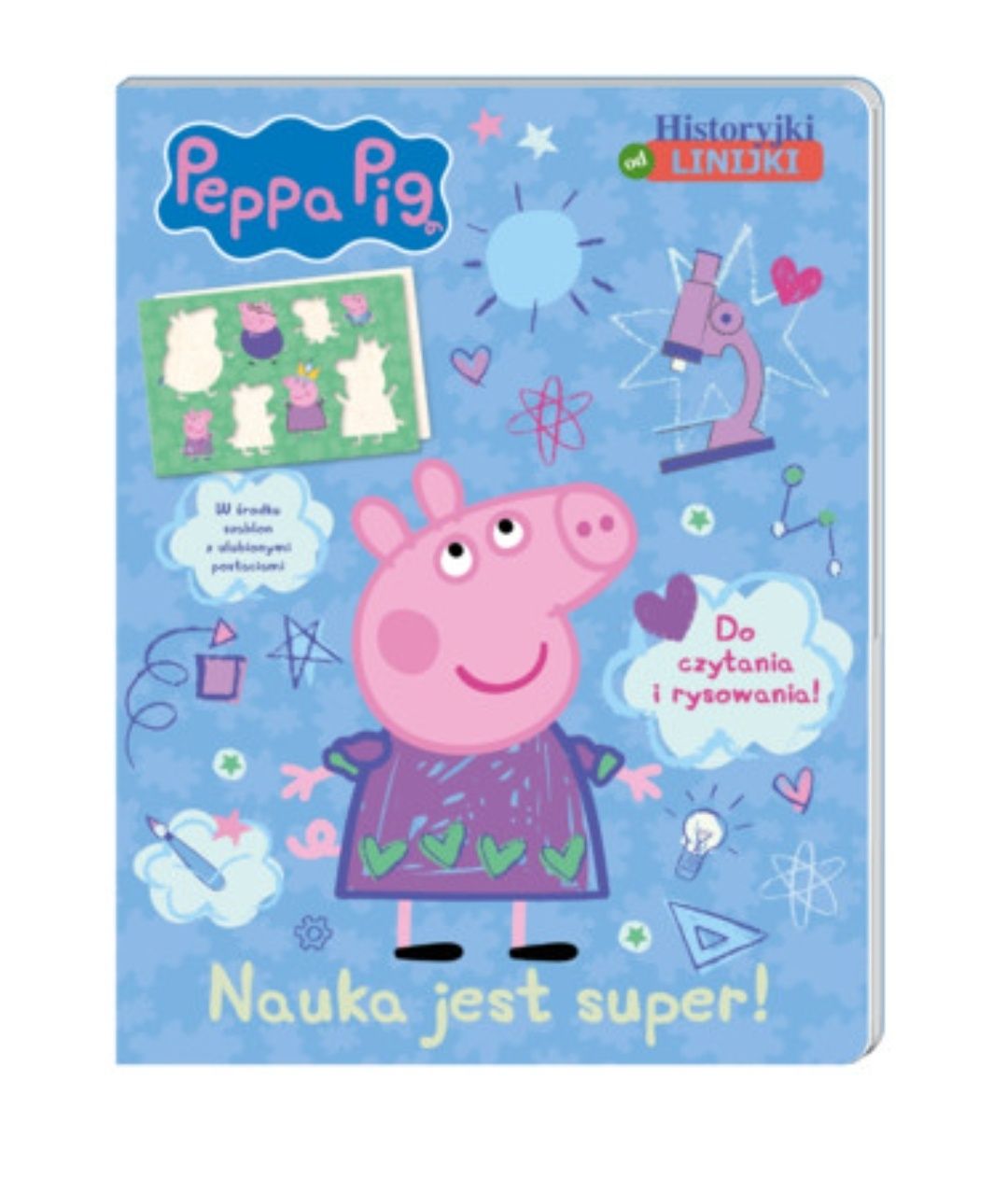 Nowa książka i szablony do rysowania swinka peppa