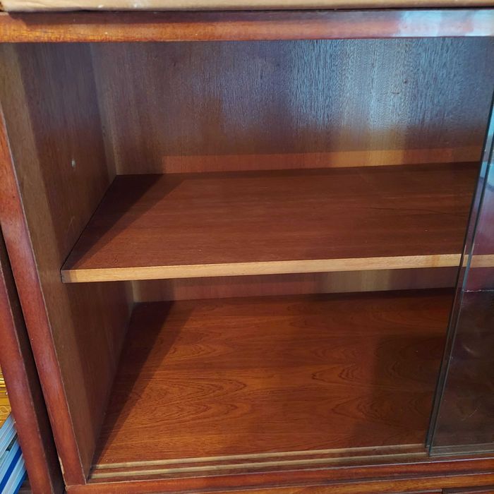 Meblościanka  regał  PRL wysoki połysk  lata 70 te szafka komoda