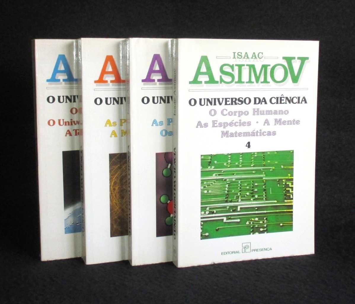 Livros O Universo da Ciência Isaac Asimov 4 Volumes Completo
