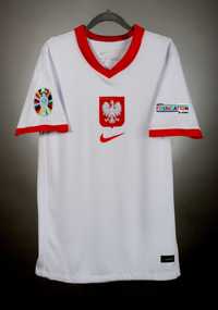 Koszulka reprezentacji Polski Euro 2024 r. S M L XL godło i logo 24H