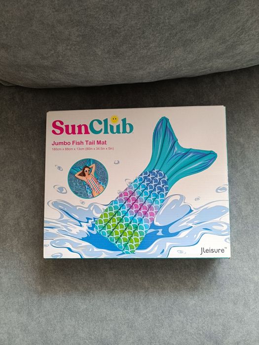 Materac do pływania ogon syreny nowy