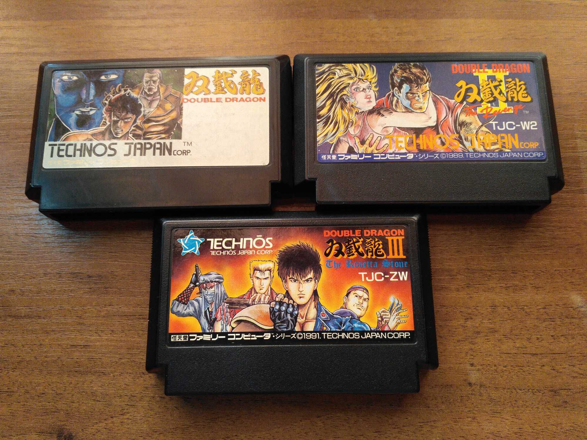 Картриджи Famicom Double Dragon