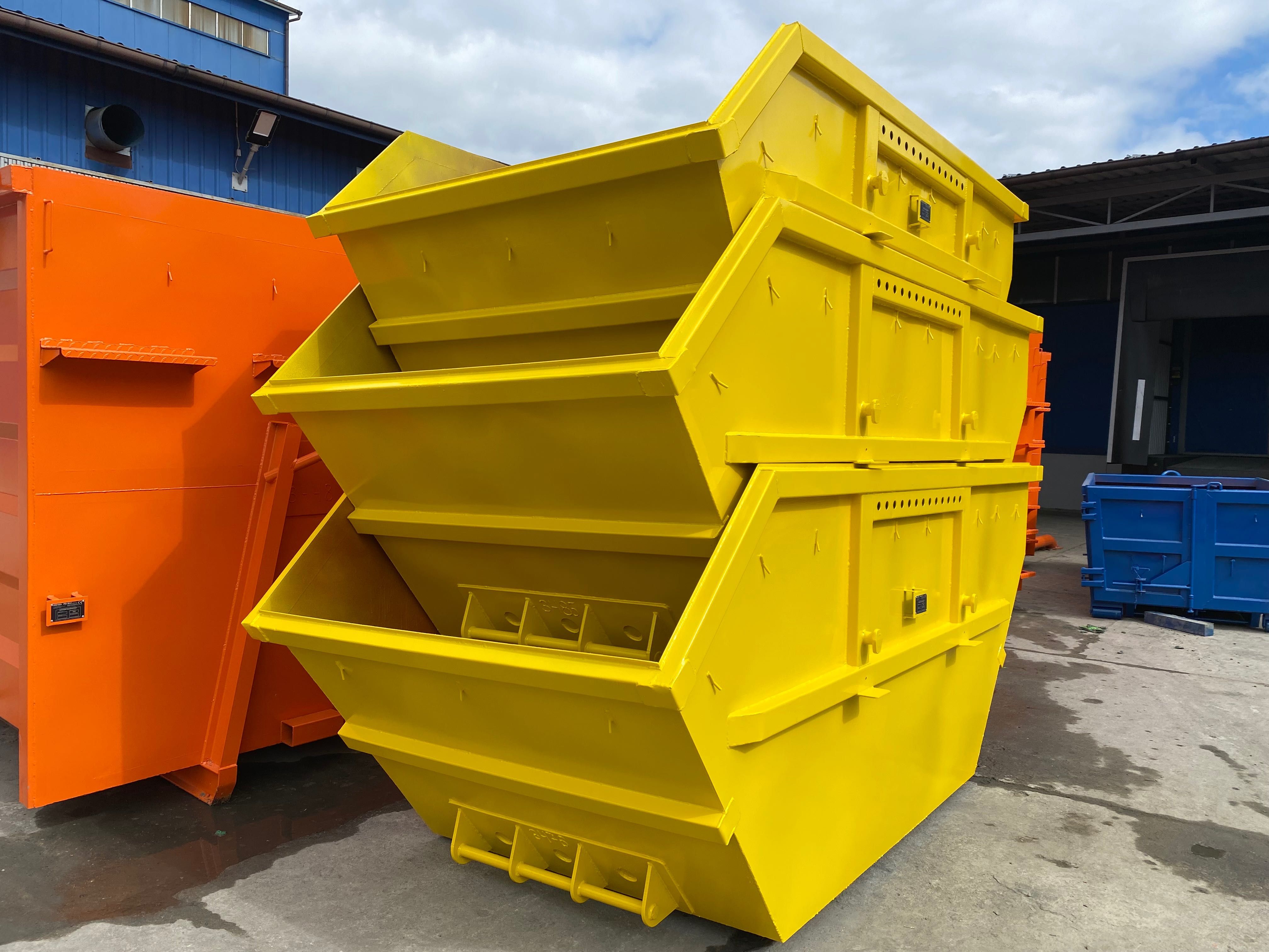 Kontenery typu MULDA M4 standard odpady śmietnik recykling
