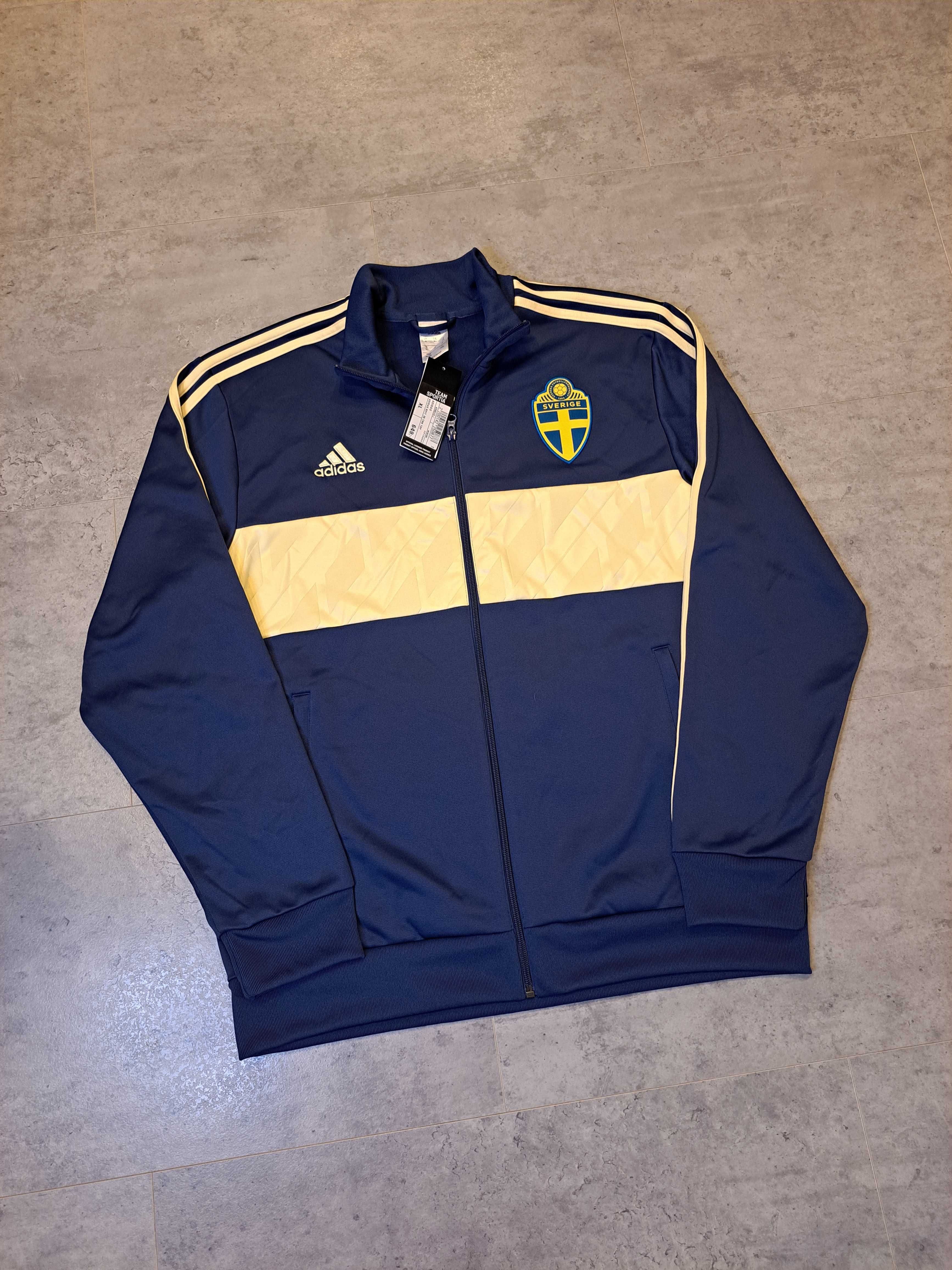 Bluza Piłkarska Adidas Szwecja Reprezentacja Nowa z metkami 2018/2019