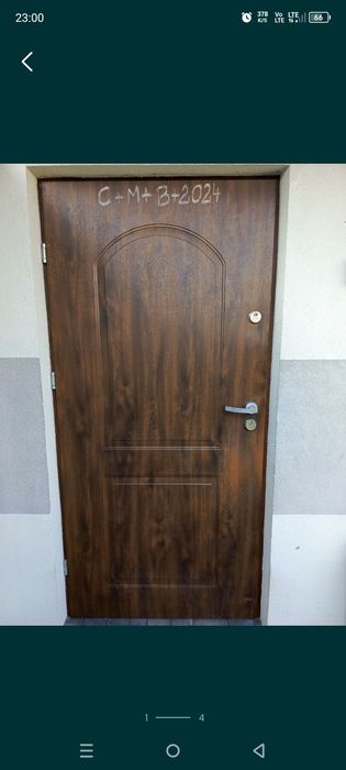 Drzwi zewnętrzne lewe 90 bez futryny