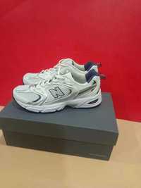 New Balance 530 White Silver Navy 38