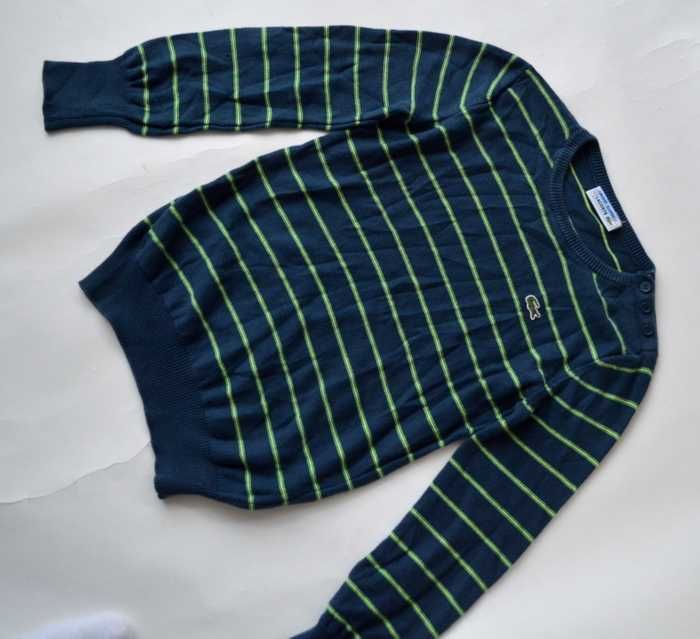 LACOSTE Sweter Świąteczny 52cm 12lat USA