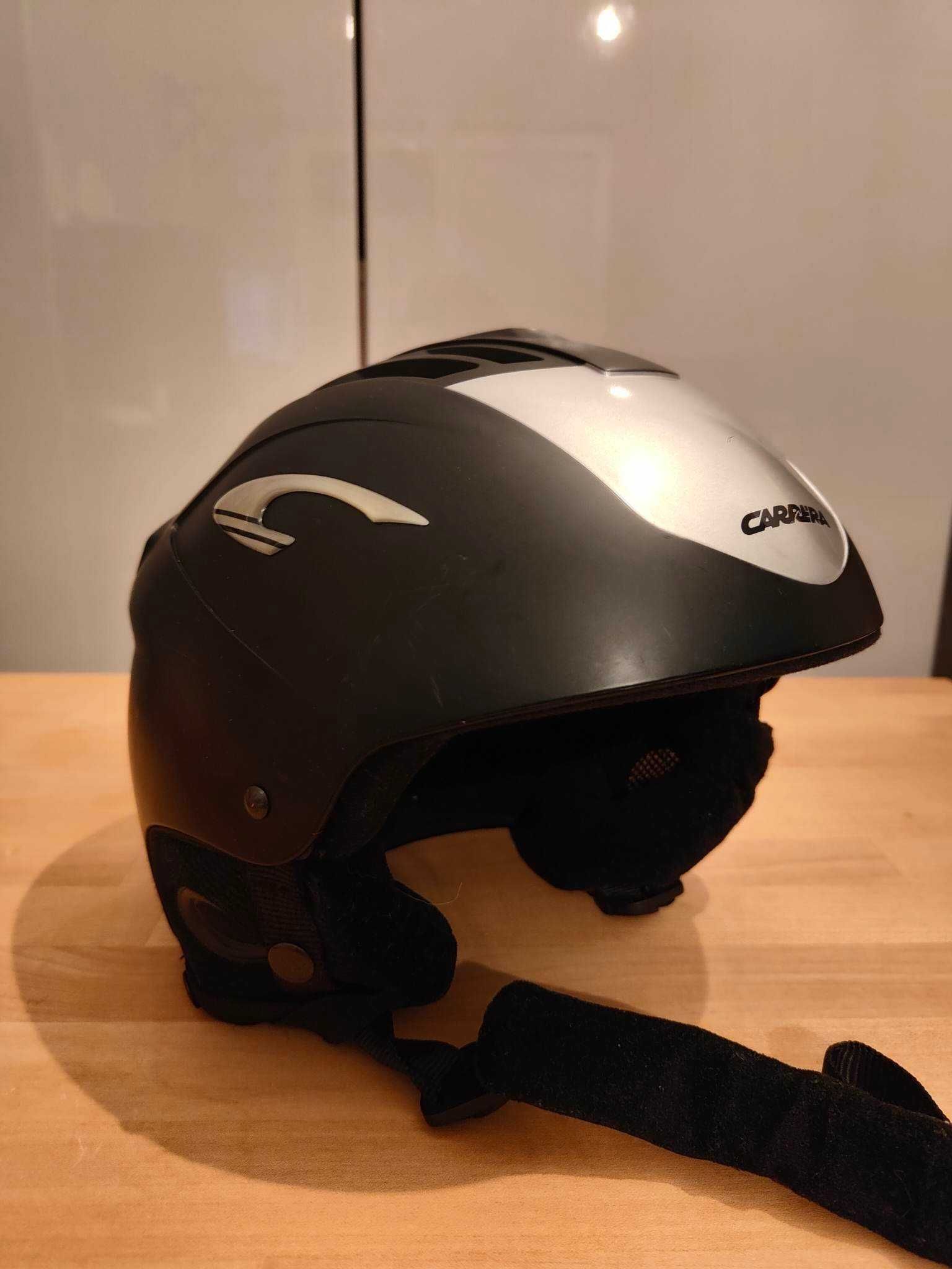 Kask Kobiecy Carrera XS (53/54cm) + google narciarskie