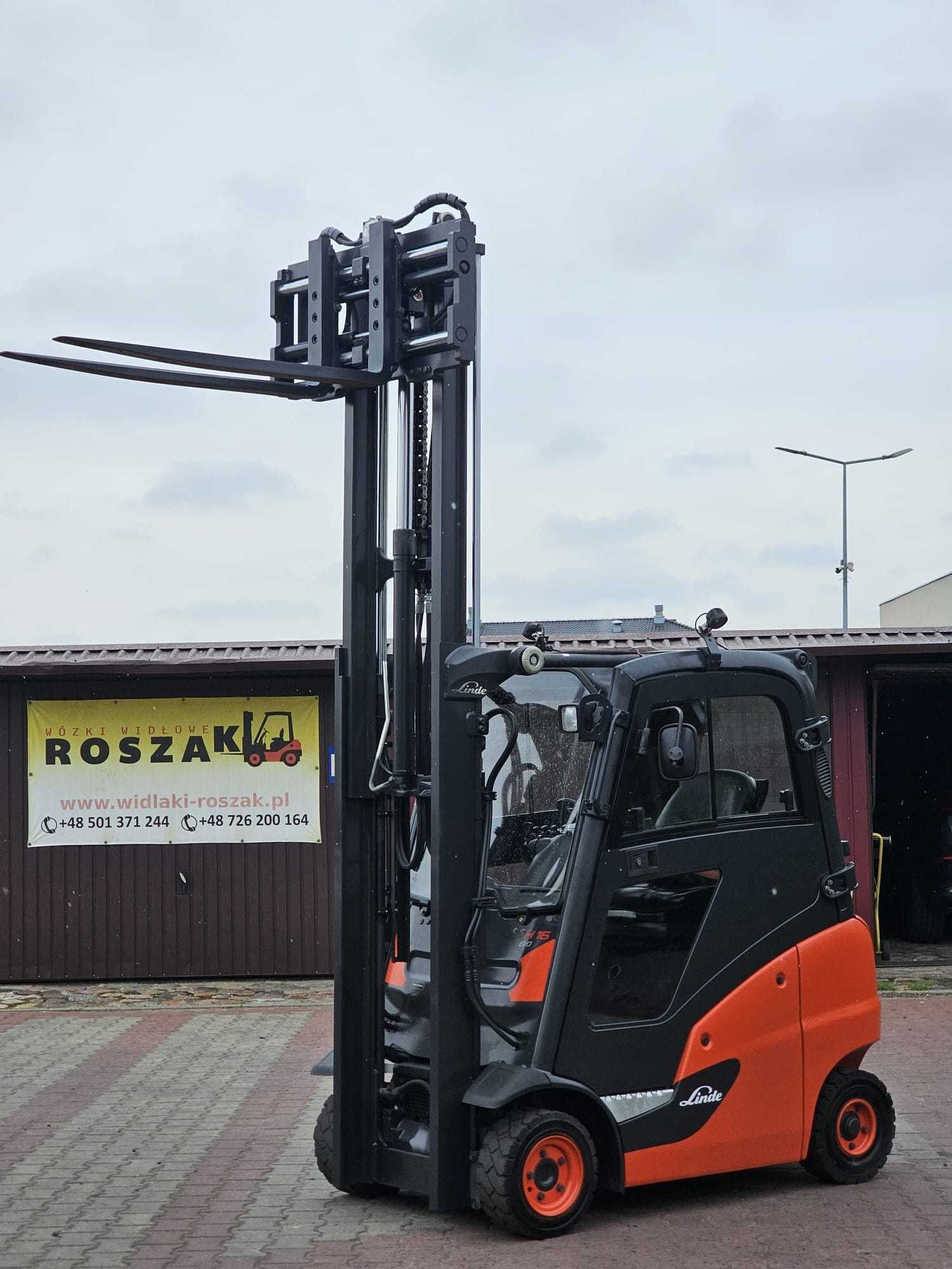 Wózek widłowy Linde H16T-01 kontenerowy 2019r. LPG