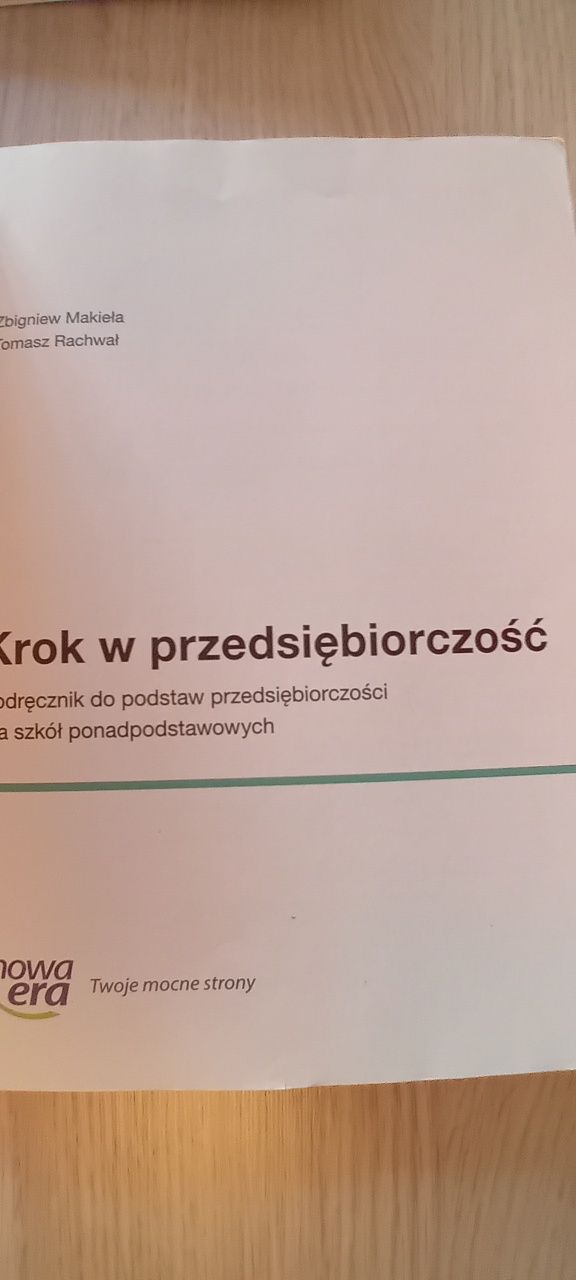 Krok w przedsiębiorczość podręcznik