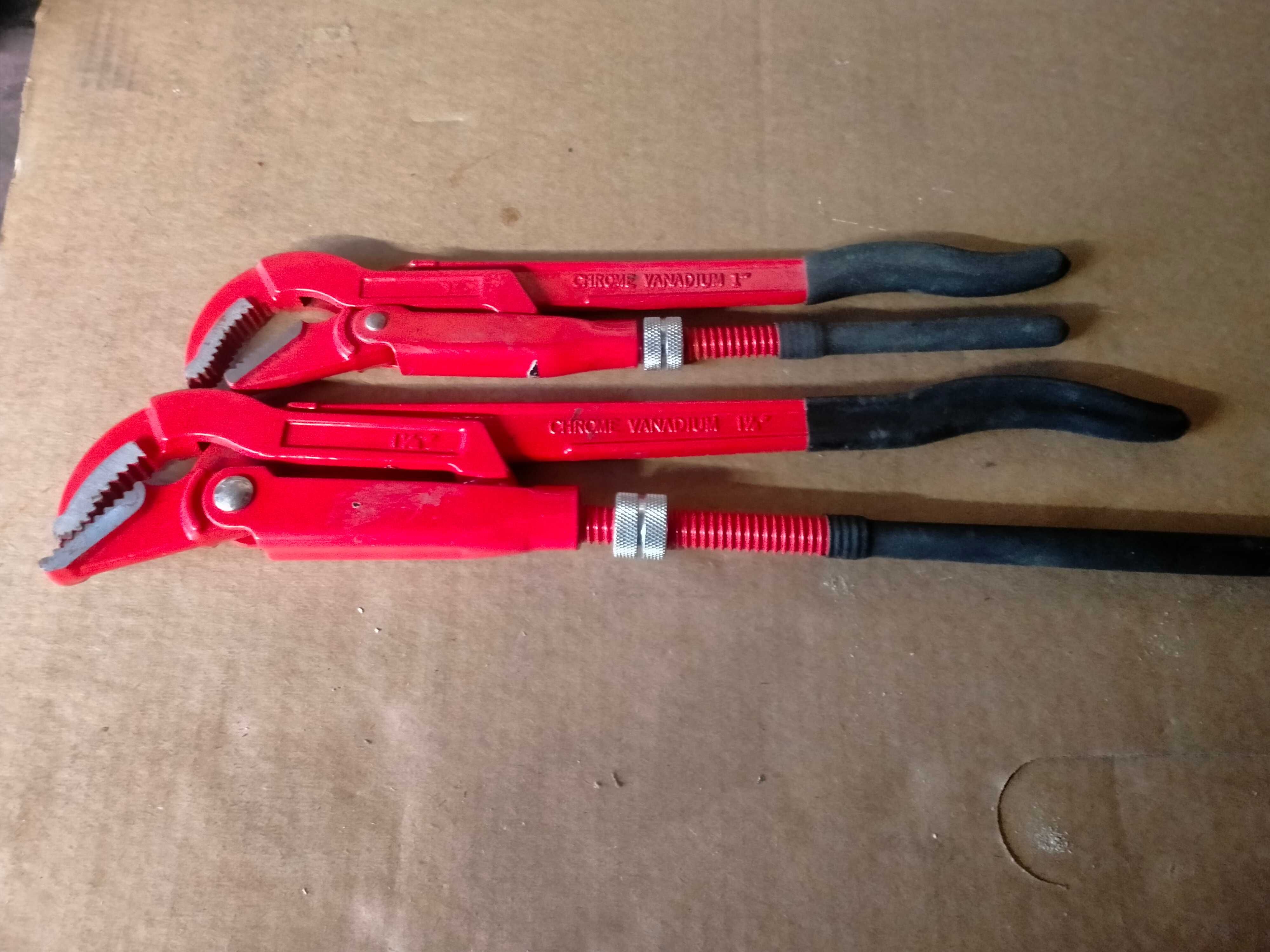 Klucze Hydrauliczne Nastawne 2 szt.