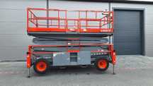 Skyjack SJ9250 Podest Podnośnik Nożycowy Terenowy Spalinowy 4x4  UDT Finansowanie 17,2 metra 680kg